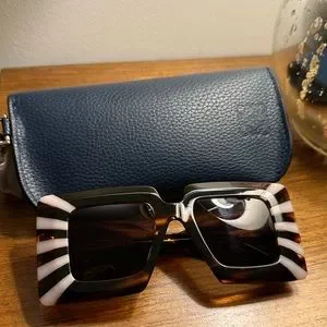 Loewe | Accessories | Loewe Brown Tortoiseshell Striped  display picture 2
